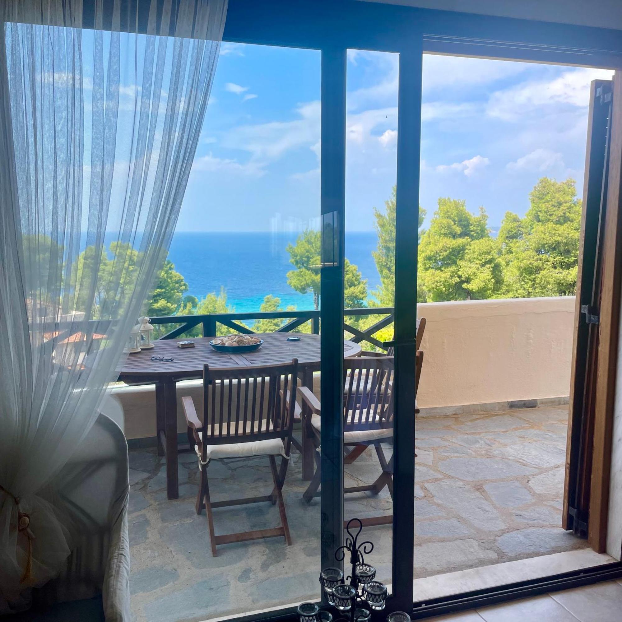 פוסידי Summer House With Amazing View מראה חיצוני תמונה